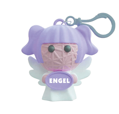 Stresspuppe Anhänger – Antistress Figur mit Spruch oder Bezeichnung in vielen Designs