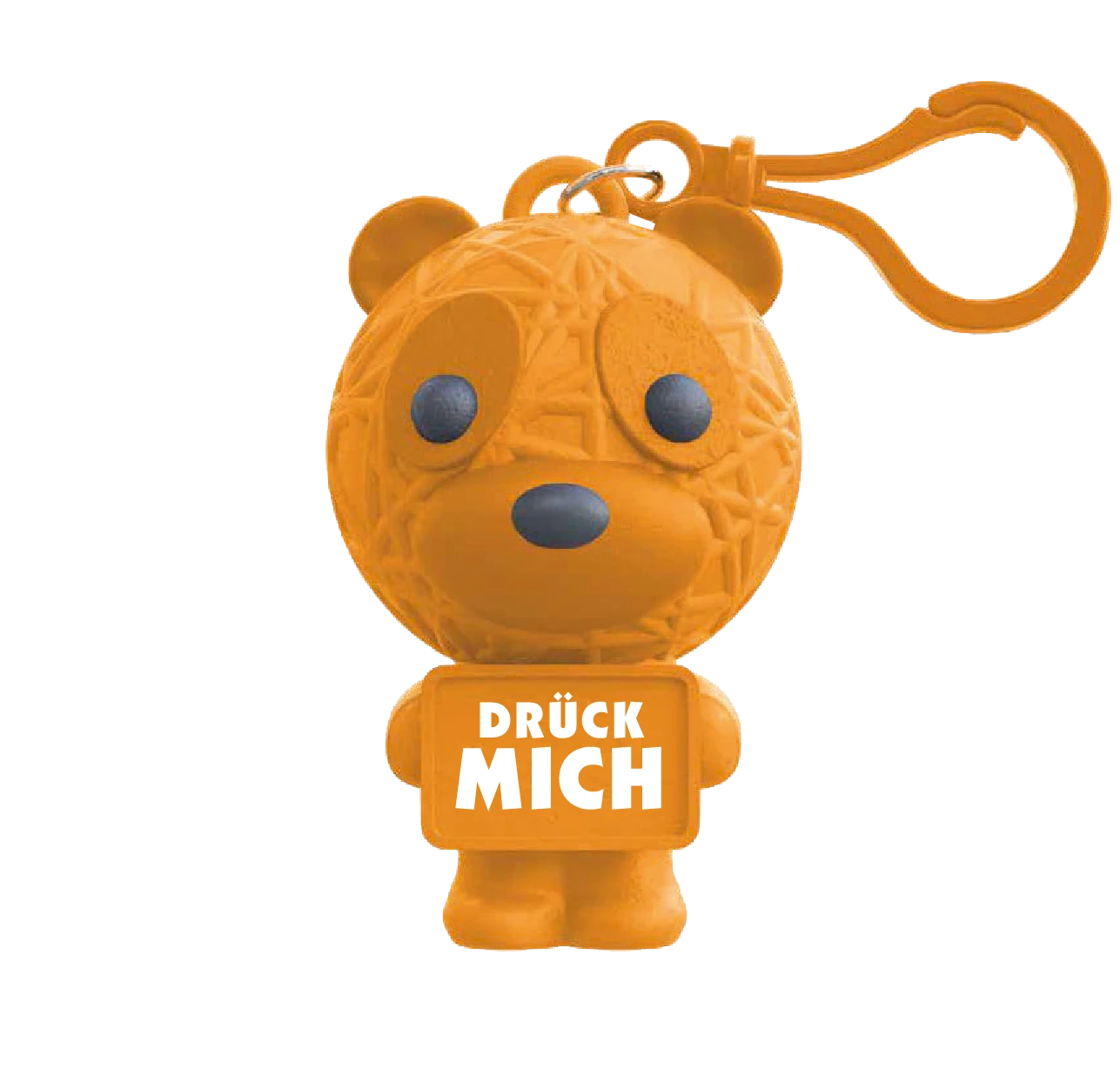 Stresspuppe Anhänger – Antistress Figur mit Spruch oder Bezeichnung in vielen Designs