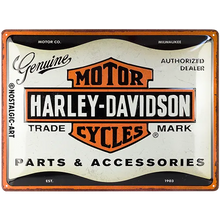 Nostalgic-Art Blechschild Harley-Davidson Parts & Accessories, 30 x 40 cm
