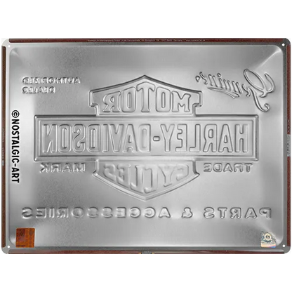 Nostalgic-Art Blechschild Harley-Davidson Parts & Accessories, 30 x 40 cm