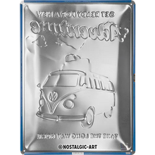 Nostalgic-Art Blechschild VW Bulli Ready for a new Adventure, 30×40 cm