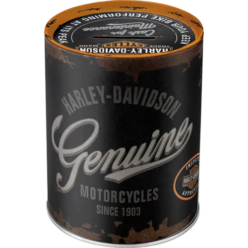 Nostalgic-Art Spardose Harley-Davidson Genuine Logo