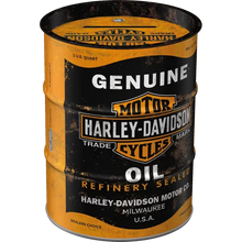Nostalgic-Art Spardose Ölfass Harley-Davidson Genuine Oil