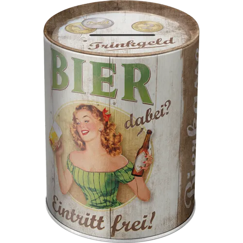 Nostalgic-Art Spardose Trinkgeld-Bierkasse