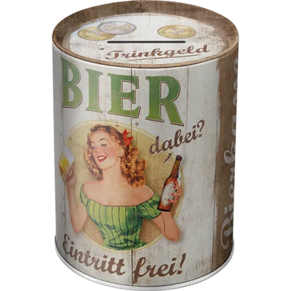 Nostalgic-Art Spardose Trinkgeld-Bierkasse