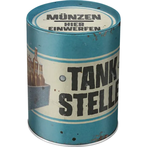 Nostalgic-Art Spardose Tankstelle Bier
