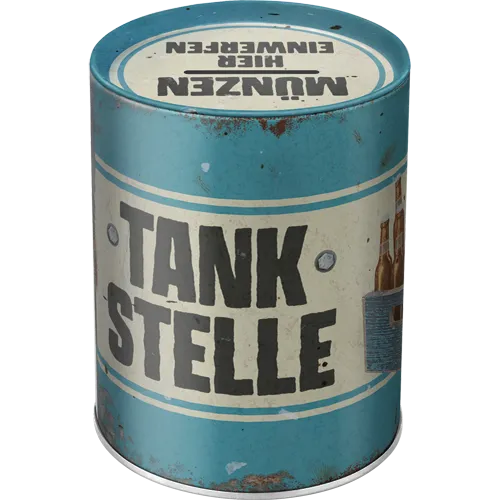 Nostalgic-Art Spardose Tankstelle Bier
