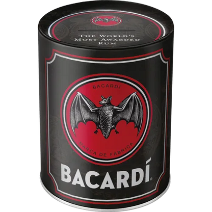 Nostalgic-Art Spardose Bacardi Logo Black