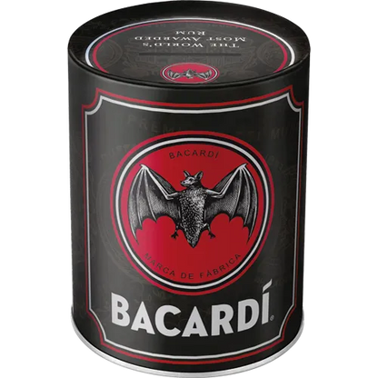Nostalgic-Art Spardose Bacardi Logo Black