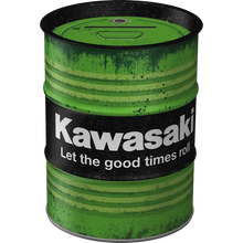 Nostalgic-Art Spardose Ölfass Kawasaki Let the good times roll