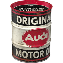 Nostalgic-Art Spardose Ölfass Audi Original Motor Oil
