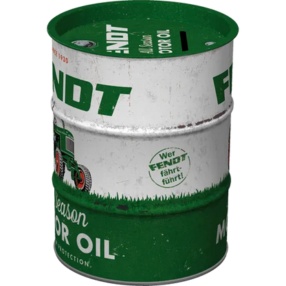 Nostalgic-Art Spardose Ölfass Fendt All Season Motor Oil
