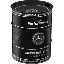 Nostalgic-Art Spardose Ölfass Mercedes-Benz Engine Oil