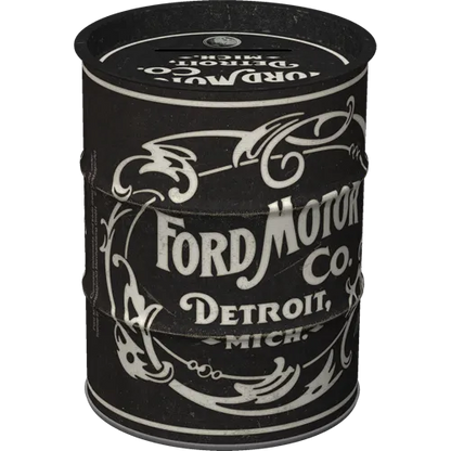 Nostalgic-Art Spardose Ölfass Ford Vintage Logo