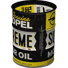 Nostalgic-Art Spardose Ölfass Opel Supreme Motor Oil