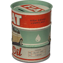 Nostalgic-Art Spardose Ölfass Fiat Premium Protection Oil