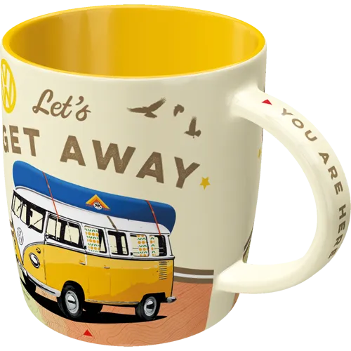 Nostalgic-Art Tasse VW Bulli Let's Get Away