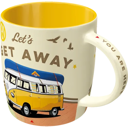Nostalgic-Art Tasse VW Bulli Let's Get Away