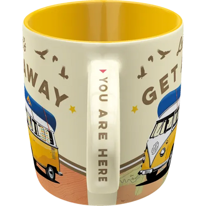 Nostalgic-Art Tasse VW Bulli Let's Get Away