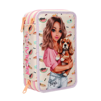 TOPModel 3-Fach Federtasche SUNNY DOG