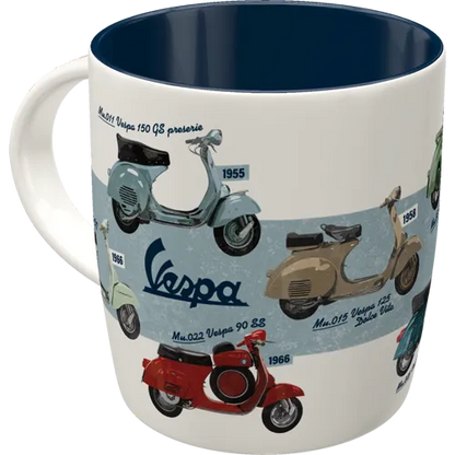 Nostalgic-Art Tasse Vespa Model Chart