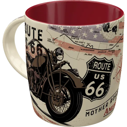 Nostalgic-Art Tasse Route 66 Bike Map