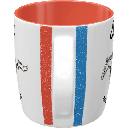 Nostalgic-Art Tasse Ford Mustang Horse & Stripes Logo