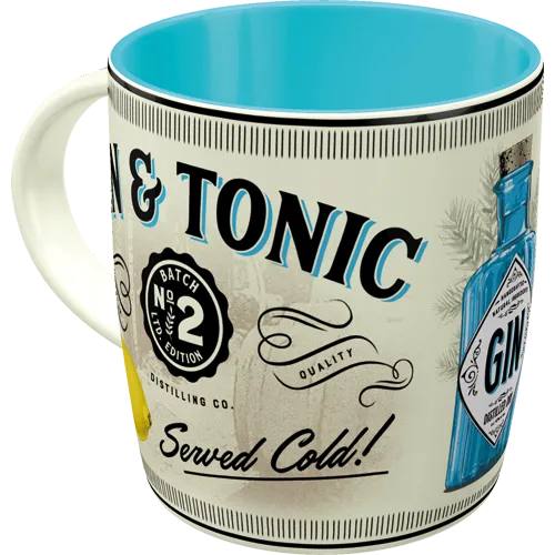 Nostalgic-Art Tasse Gin & Tonic Served Cold