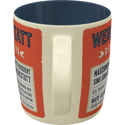Nostalgic-Art Tasse Werkstattregeln