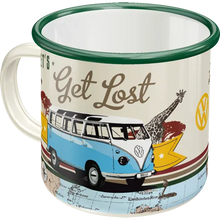 Nostalgic-Art Emaille-Becher VW Bulli Let's Get Lost
