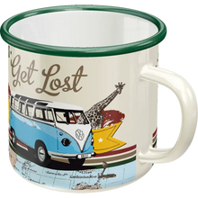 Nostalgic-Art Emaille-Becher VW Bulli Let's Get Lost