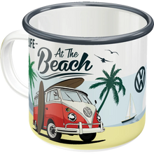 Nostalgic-Art Emaille-Becher VW Bulli Beach