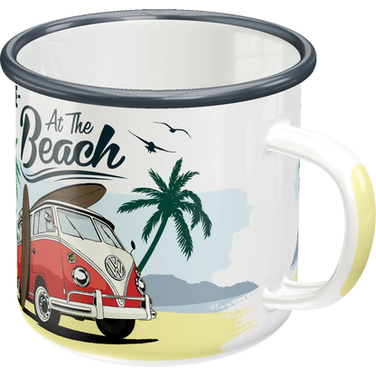 Nostalgic-Art Emaille-Becher VW Bulli Beach
