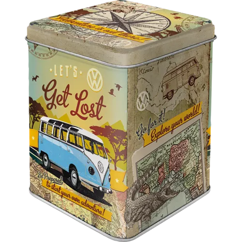Nostalgic-Art Teedose VW Bulli Let's Get Lost