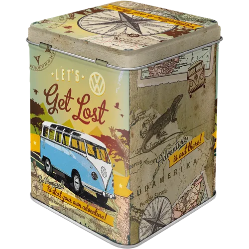Nostalgic-Art Teedose VW Bulli Let's Get Lost