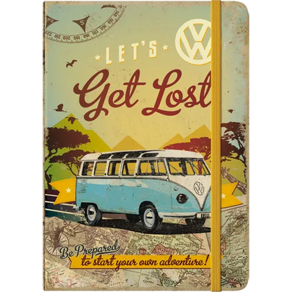 Nostalgic-Art Notizbuch VW Bulli Let's Get Lost