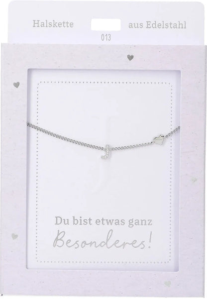 DEPESCHE Halskette "Heart of Gold" mit Symbol/Wort/Buchstabe und Herz