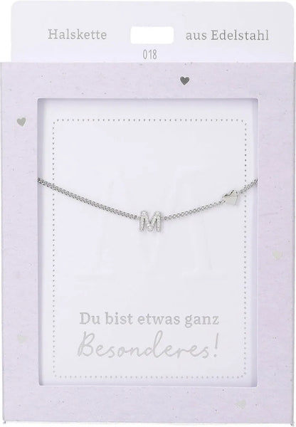 DEPESCHE Halskette "Heart of Gold" mit Symbol/Wort/Buchstabe und Herz