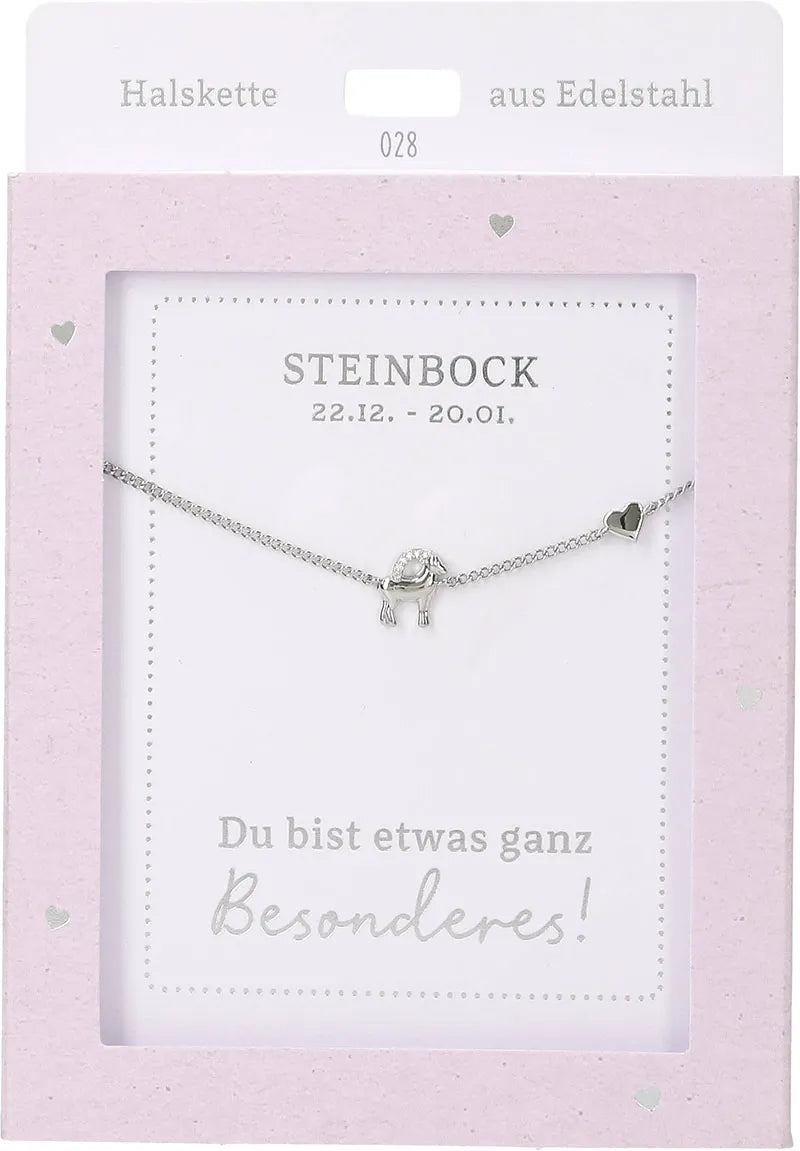 DEPESCHE Halskette "Heart of Gold" mit Symbol/Wort/Buchstabe und Herz