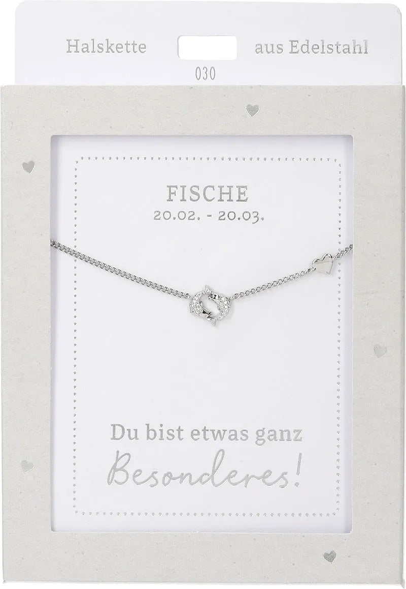 DEPESCHE Halskette "Heart of Gold" mit Symbol/Wort/Buchstabe und Herz