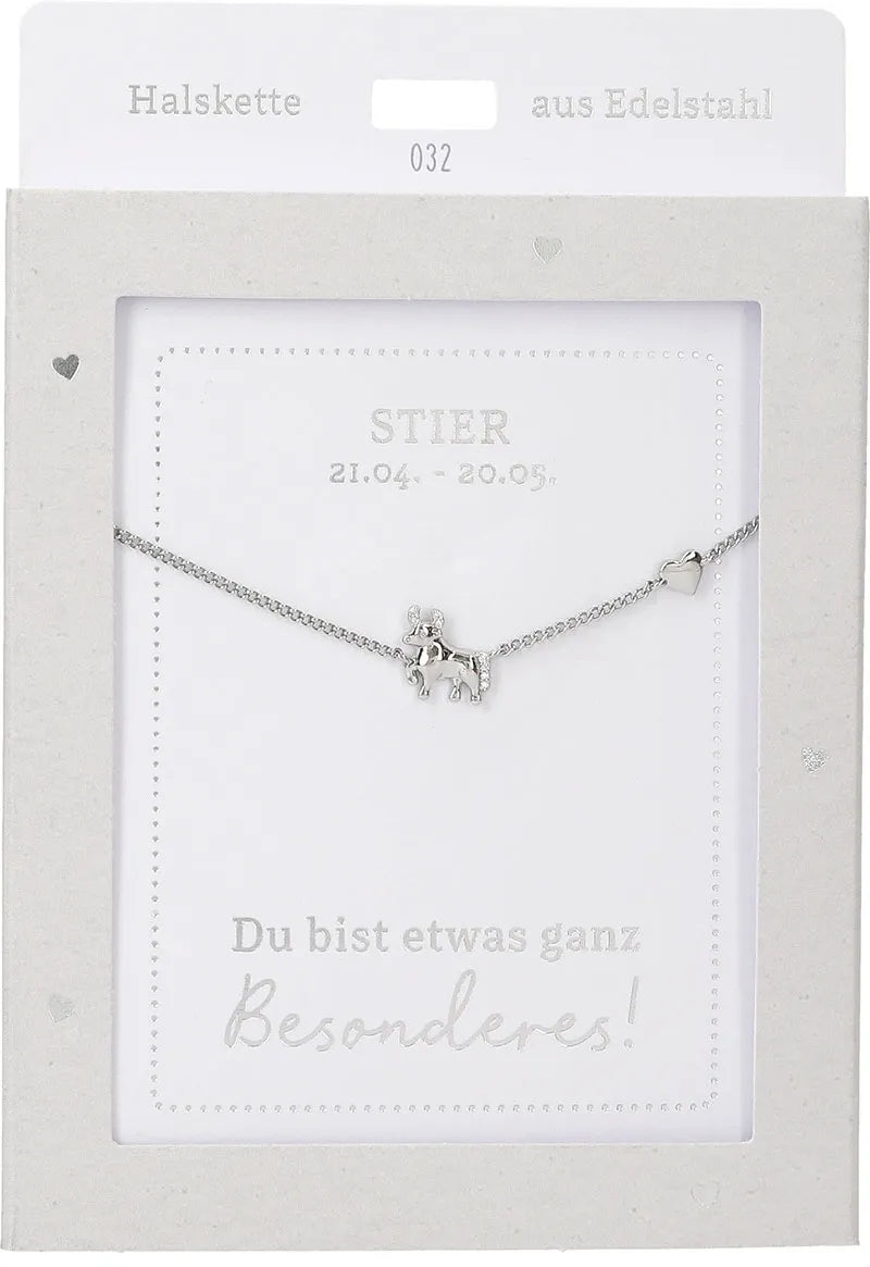 DEPESCHE Halskette "Heart of Gold" mit Symbol/Wort/Buchstabe und Herz