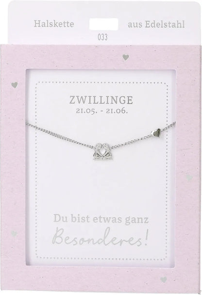 DEPESCHE Halskette "Heart of Gold" mit Symbol/Wort/Buchstabe und Herz