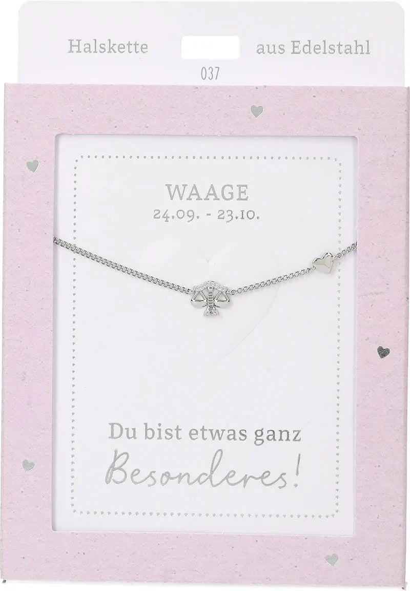 DEPESCHE Halskette "Heart of Gold" mit Symbol/Wort/Buchstabe und Herz
