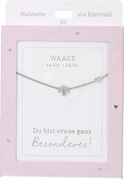 DEPESCHE Halskette "Heart of Gold" mit Symbol/Wort/Buchstabe und Herz