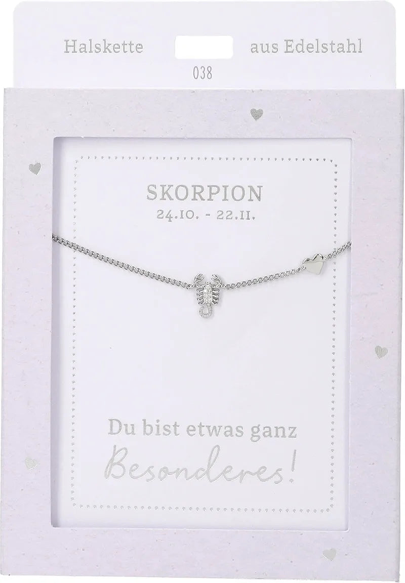 DEPESCHE Halskette "Heart of Gold" mit Symbol/Wort/Buchstabe und Herz