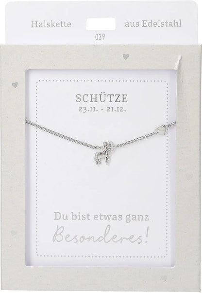DEPESCHE Halskette "Heart of Gold" mit Symbol/Wort/Buchstabe und Herz