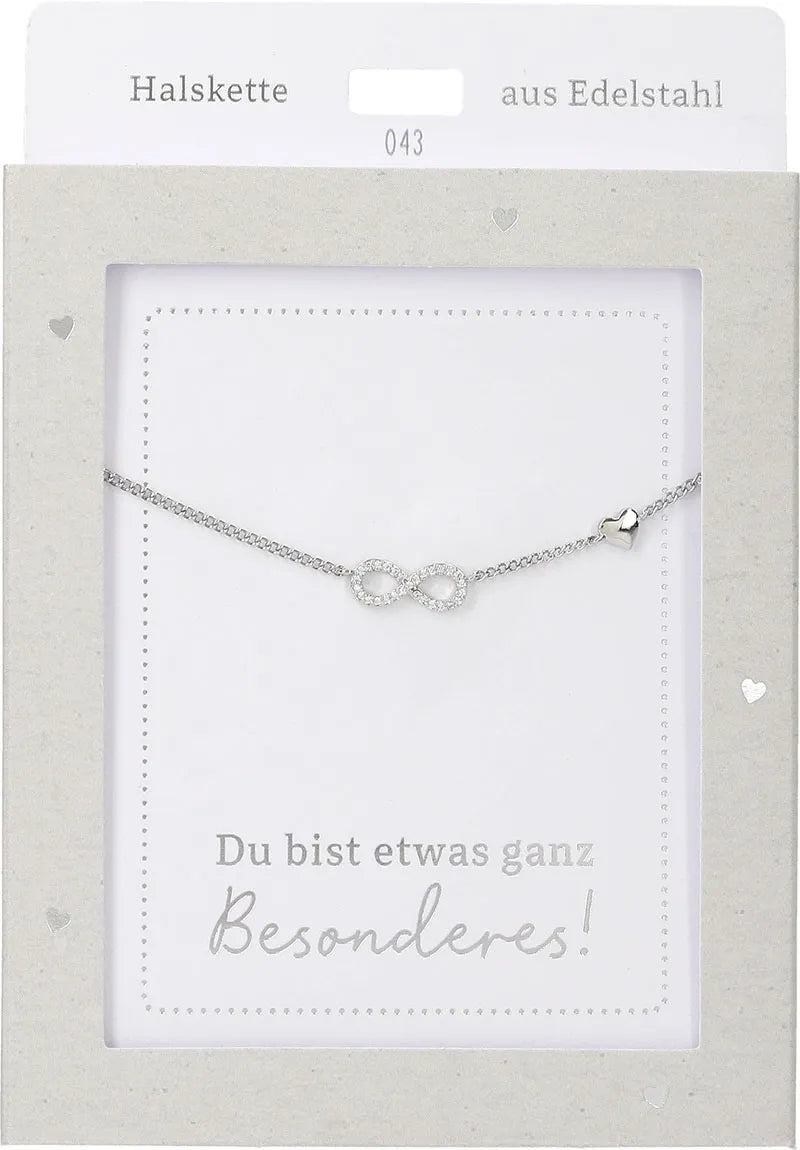 DEPESCHE Halskette "Heart of Gold" mit Symbol/Wort/Buchstabe und Herz