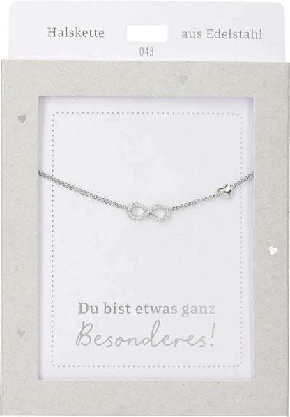 DEPESCHE Halskette "Heart of Gold" mit Symbol/Wort/Buchstabe und Herz