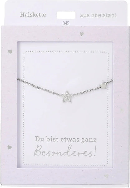 DEPESCHE Halskette "Heart of Gold" mit Symbol/Wort/Buchstabe und Herz