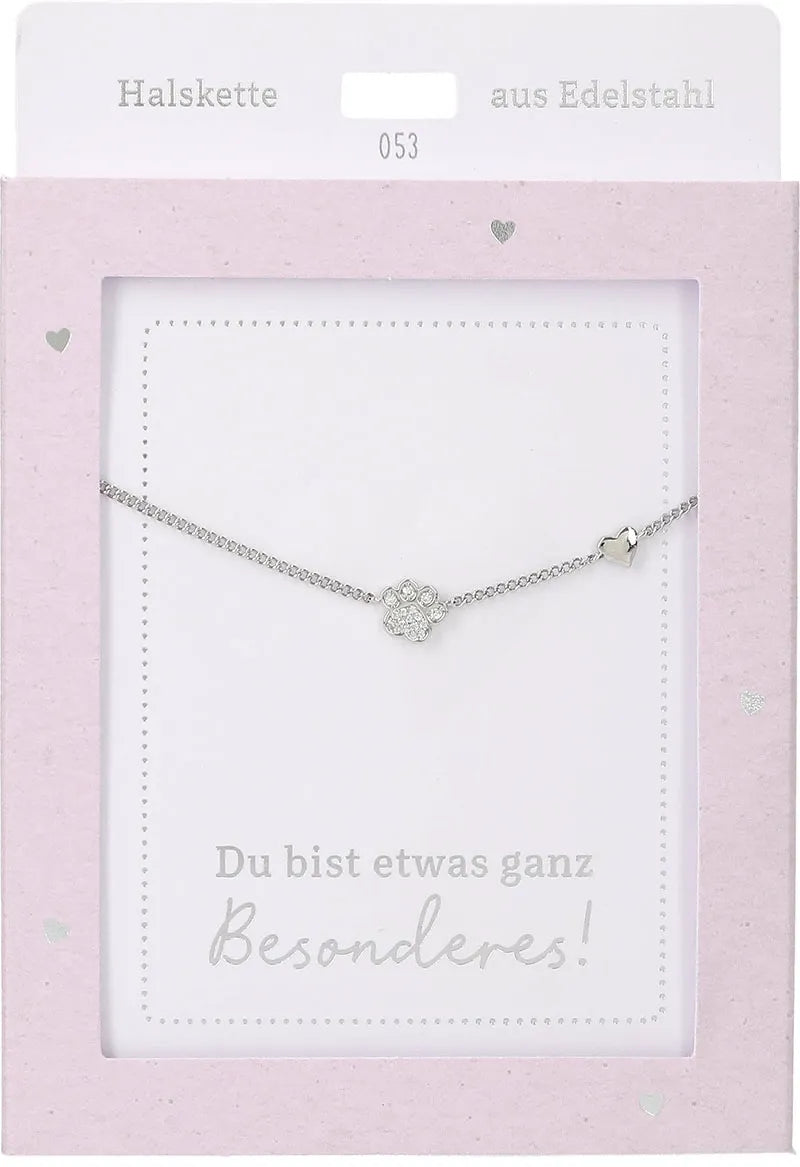 DEPESCHE Halskette "Heart of Gold" mit Symbol/Wort/Buchstabe und Herz
